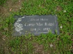  Carrie Mae Ridgel.