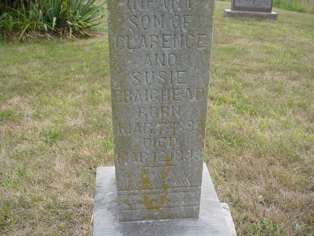  Infant Craighead 1899