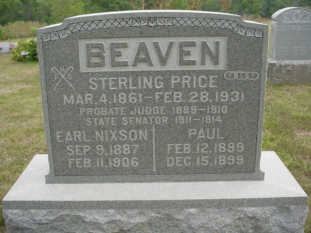  Sterling Price Beaven