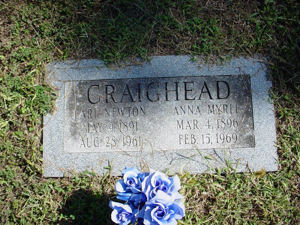  Earl N. Craighead & Anna M. Millard