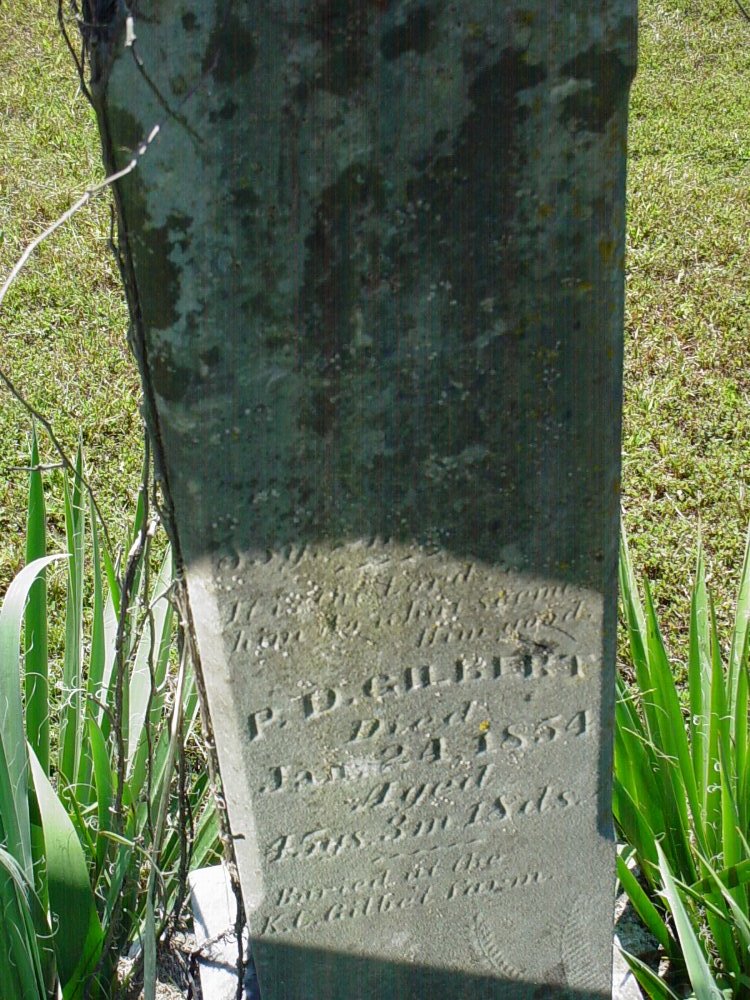  P.D. Gilbert