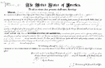 Land patent - Carrington, Randolph