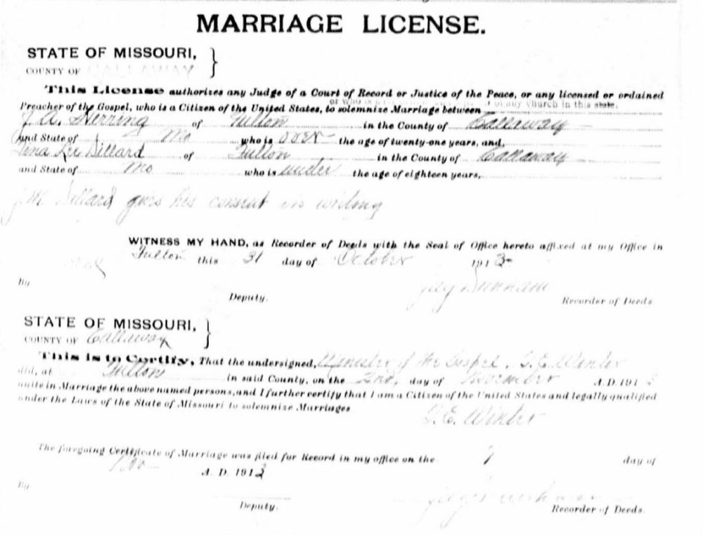 Marriage, Herring - Dillard 1913