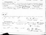 Marriage, Carrington - Miller 1885 Marriage, Carrington - Miller 1885