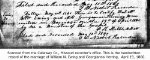 Marriage, Ewing - Herring 1860 Marriage, Ewing - Herring 1860