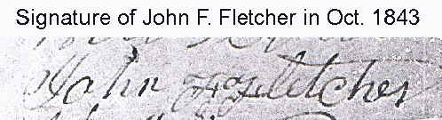 Signature of John F. Fletcher