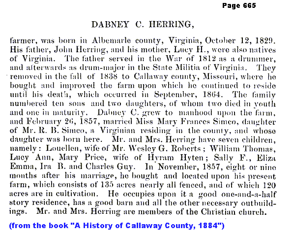 Bio, Herring, Dabney Carver