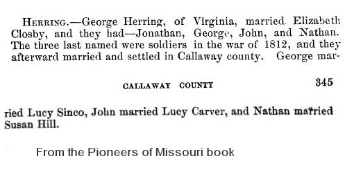 Bio, Herring, George Washington Sr.