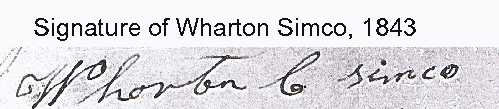 Signature of Wharton Canada Simco