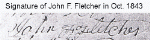 Signature of John F. Fletcher Signature of John F. Fletcher