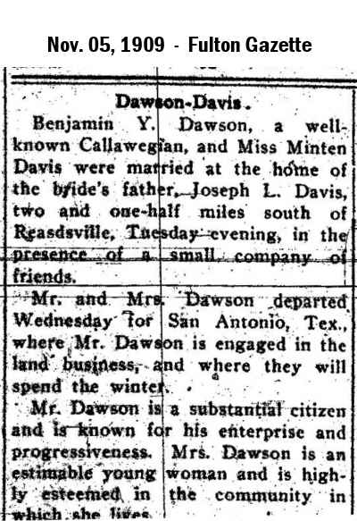 Married, Dawson - Davis