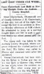 Accident - James Clatterbuck Accident - James Clatterbuck