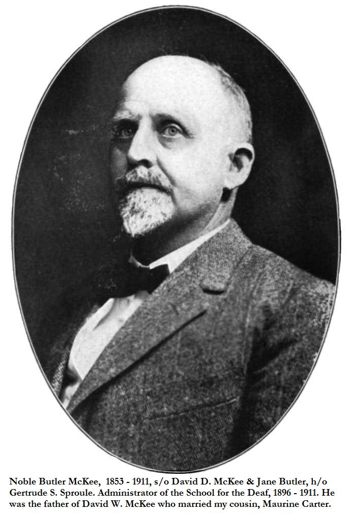 McKee, Noble Butler
