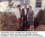 Carrington Family 1965 Carrington Family 1965