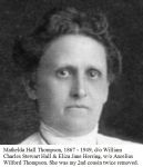 Thompson, Mathelda Hall Thompson, Mathelda Hall