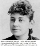 Simpson, Sara Elizabeth Hall Simpson, Sara Elizabeth Hall