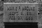 x Headstone - McClune, Marie Powers Tureman